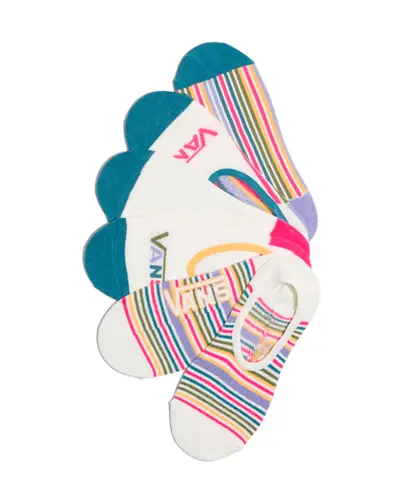 Meia Vans Scout Stripe Canoodle Socks - 3 Pares