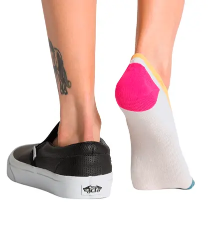 Meia Vans Scout Stripe Canoodle Socks - 3 Pares