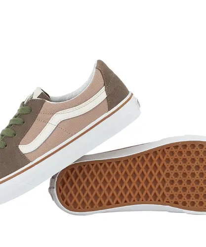Tênis Vans Sk8-Low Twill Walnut