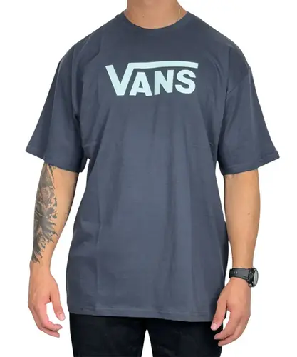 Camiseta Vans Classic Navy Hint Of Mint