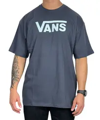 Camiseta Vans Classic Navy Hint Of Mint