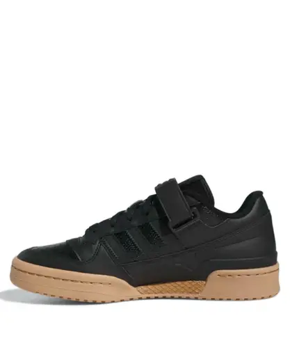 Tênis adidas Forum Low BLK Gum - Preto / Marrom
