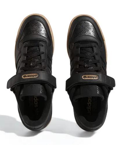 Tênis adidas Forum Low BLK Gum - Preto / Marrom
