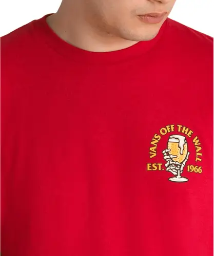 Camiseta Vans Coldest In Town Ss Chili Pepper - Vermelho
