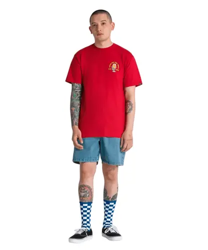 Camiseta Vans Coldest In Town Ss Chili Pepper - Vermelho