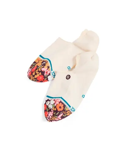 Meia Stance Ditz - Branco/Floral