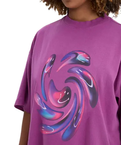 CAMISETA NEW OVER ILLUSION BAW X SMILEY