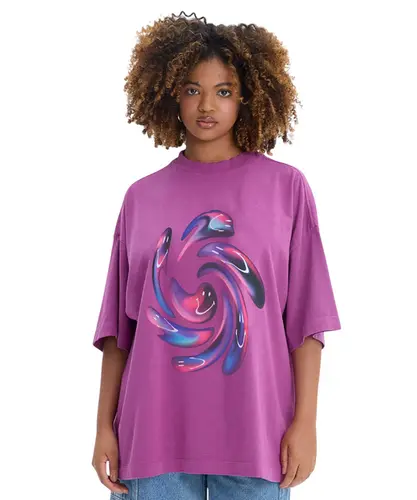 CAMISETA NEW OVER ILLUSION BAW X SMILEY