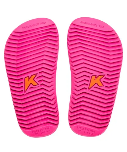 Sandália Kenner NK6 L7 Kids - Preto / Rosa / Branco