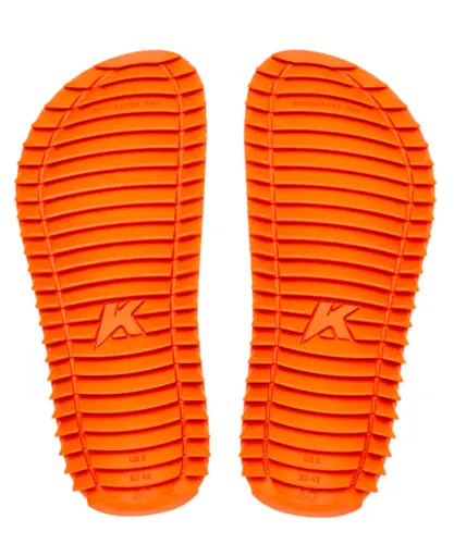 Chinelo Kenner Kivah Full Force Laranja Preto