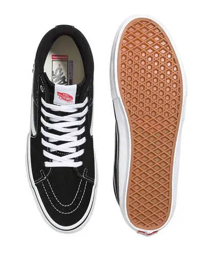 Tênis Vans Skate Sk8-Hi Black White
