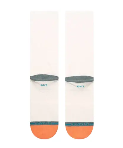 Meia Stance Frayed Branco Vintage