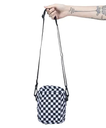Bolsa Vans Go Getter Crossbody Black White Checkerboard