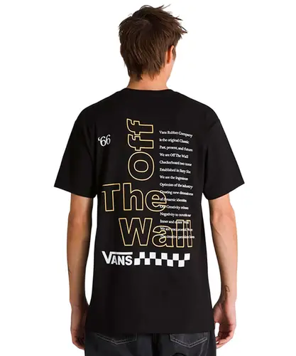 Camiseta Vans Posted SS Black