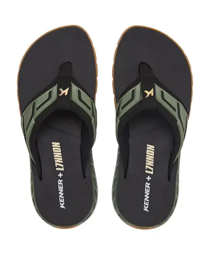 Chinelo Kenner Rakka Full Force L7 Preto Verde