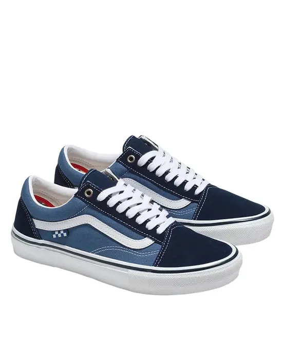 Tênis Vans Skate Old Skool Navy White Tênis Vans Skate Old Skool