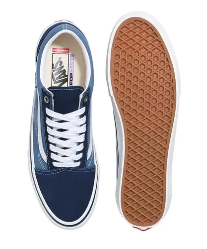 Tênis Vans Skate Old Skool Navy White