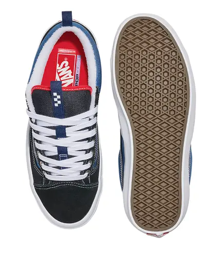 Tênis Vans Skate Old Skool 36+ Black Navy - Tênis Vans Skate Old