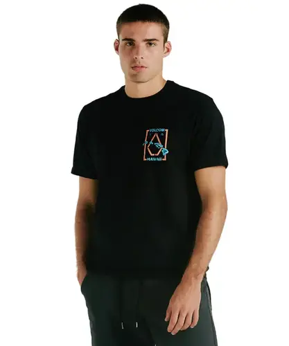 Camiseta Volcom Reticular Preto