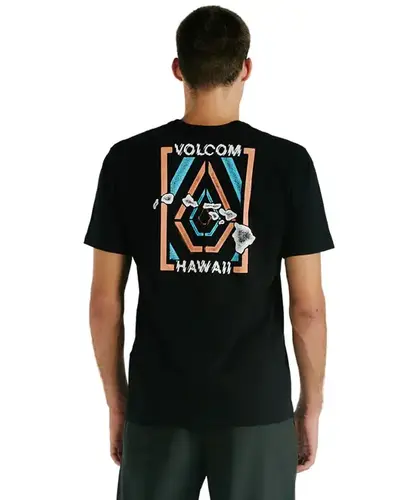 Camiseta Volcom Reticular Preto