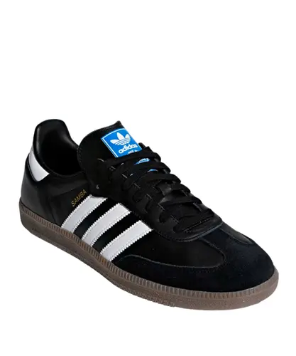 Tênis Adidas Samba OG Black White Gum B75807 - Tênis Adidas Samba