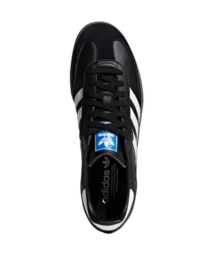 Tênis Adidas Samba OG Black White Gum B75807 - Tênis Adidas Samba