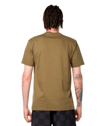 Camiseta DC Shoes Manga Curta Square Star Camo Fill - Verde