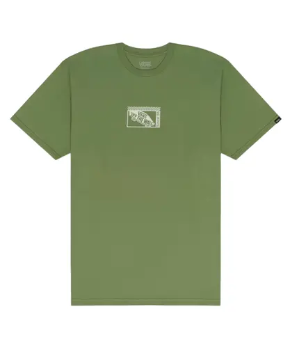 Camiseta Vans Tech Box - Olivine