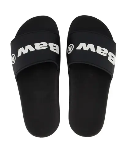 Chinelo Slide Baw - Preto e Branco