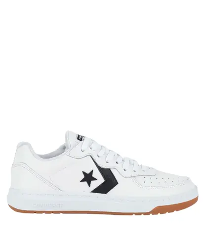 Tênis Converse Rival V2 Ox Seasonal Leather - Branco / Amendoa