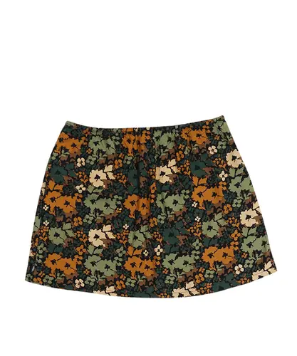 Saia Vans Parksfield Skirt Camo Floral Loden Green