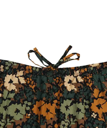 Saia Vans Parksfield Skirt Camo Floral Loden Green