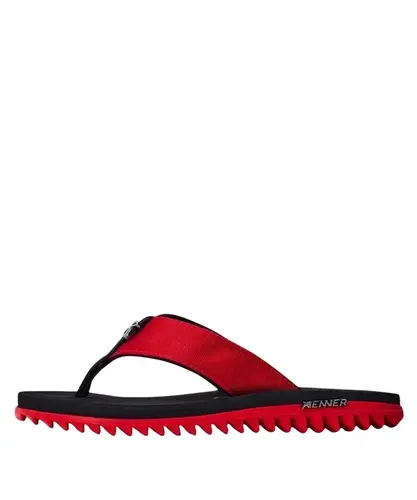 Chinelo Kenner Kivah Preto e Vermelho