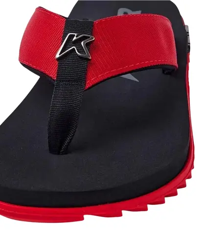 Chinelo Kenner Kivah Preto e Vermelho