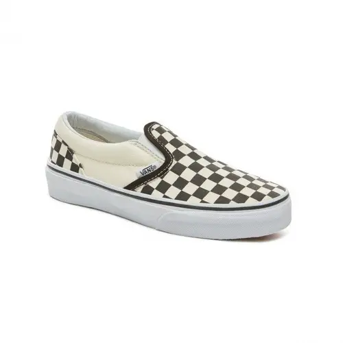 Tênis Vans Kids Slip-On Checkerboard Black White