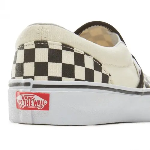 Tênis Vans Kids Slip-On Checkerboard Black White