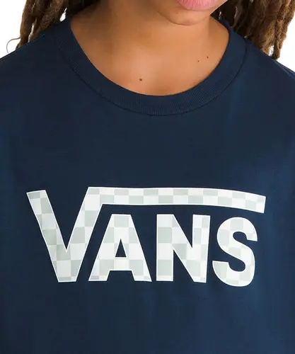 Camiseta Vans Classic Logo Fill Boys - Dress Blues