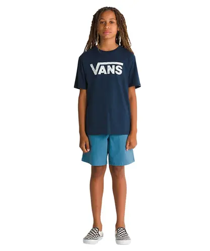 Camiseta Vans Classic Logo Fill Boys - Dress Blues