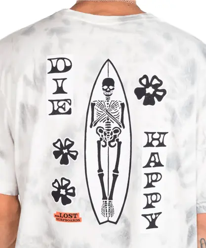 T-SHIRT WASHED DIE HAPPY HEAVY