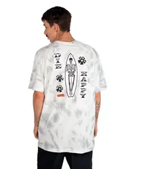 T-SHIRT WASHED DIE HAPPY HEAVY