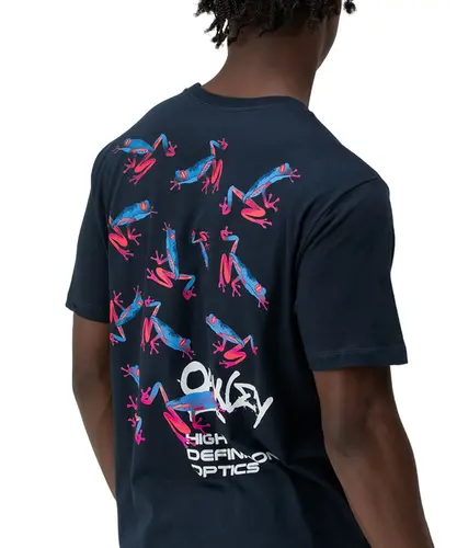 Camiseta Oakley High Definition Optics Graphic Azul Marinho