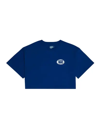 Camiseta Vans 1St Class Relax Crop SS True Blue