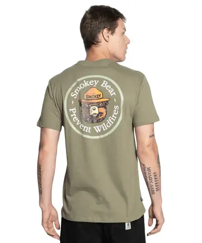 Camiseta Element Classic Smokey BP Verde Milita