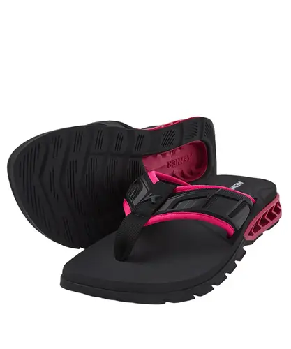 Chinelo Kenner Rakka Full Force L7 Preto Rosa