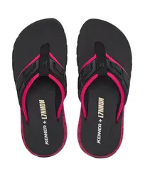 Chinelo Kenner Rakka Full Force L7 Preto Rosa