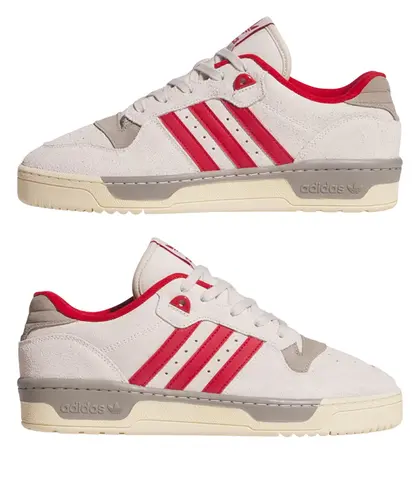 Tênis Adidas Rivalry Low White Team Power Red 2