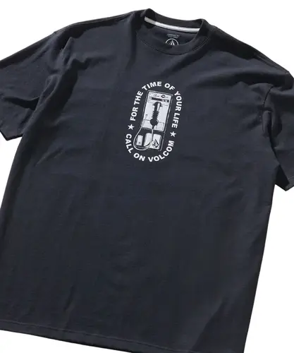 Camiseta Volcom Comfort Time Of Your Life Preto