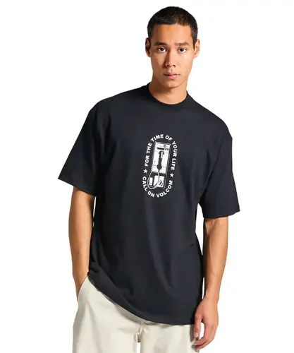 Camiseta Volcom Comfort Time Of Your Life Preto