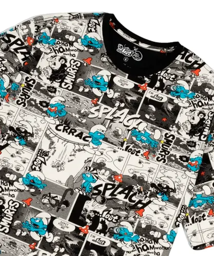 Camiseta Lost + Smurfs Full Print Comics