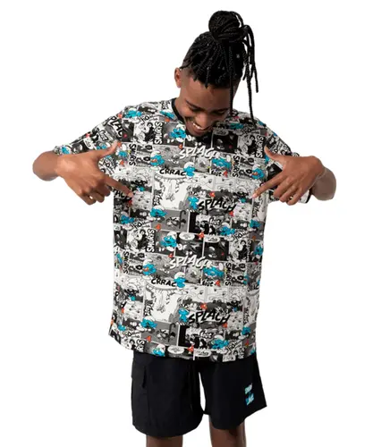 Camiseta Lost + Smurfs Full Print Comics